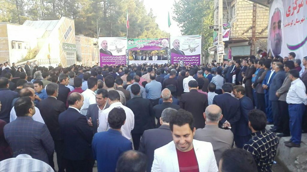 افتتاح ستاد مرکزی دکتر روحانی در کوهدشت +تصاویر