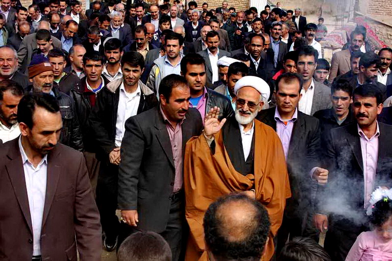 استقبال حامیان حاج علی شاهرخی قبادی در رومشگان
