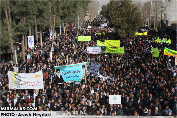 گزارش تصویری / راهپیمایی ۲۲ بهمن در کوهدشت