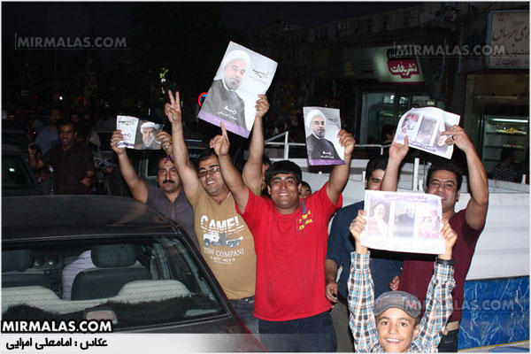 گزارش تصویری / شادی مردم کوهدشت پس از اعلام نتایج انتخابات ریاست جمهوری
