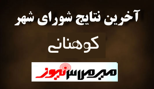 آخرین نتایج  شمارش آراء انتخابات شورای شهر کوهنانی / حمزه فیضی نفر اول شورای شهر