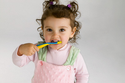 Toddler Brushing Teeth
