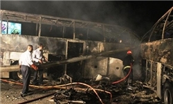 ۴۳ کشته و ۴۴ زخمی در برخورد دو اتوبوس در اتوبان قم-تهران