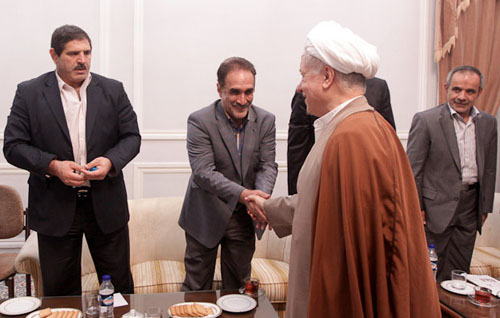 دیدار اعضا شورای‌شهر تهران با هاشمی + عکس