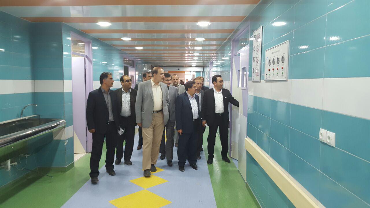 افتتاح بخش ICU بیمارستان امام خمینی کوهدشت با حضور معاون وزیر بهداشت