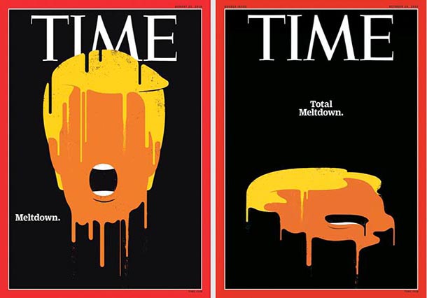 تصویر کاملی از آخرین بحران دونالد ترامپ روی جلد تایم