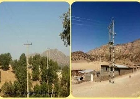 برق رسانی به سه روستا در  نورآباد و کوهدشت