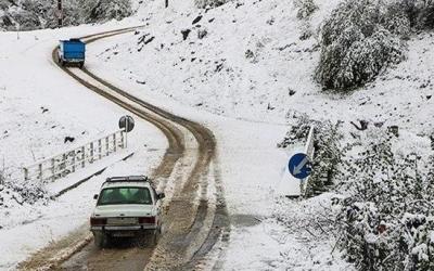 پلیس راهور ناجا| محورهای ۱۶ استان زیر بارش برف و باران است
