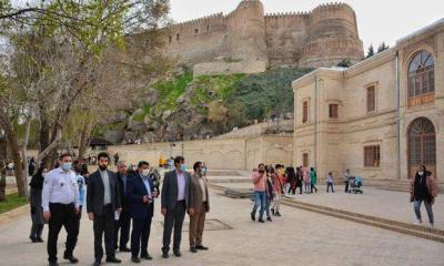 بازدید معاون استاندار از ورودی‌های خرم‌آباد و قلعه «فلک الافلاک»