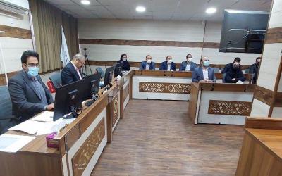 جلسه ارزیابی عملکرد شعب منطقه خوزستان و لرستان بانک ایران زمین