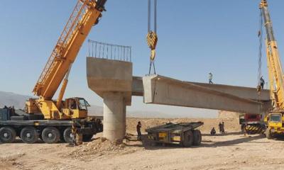 تکمیل پل بلیلیوند خرم‌آباد تا یک ماه آینده
